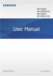 Samsung Galaxy S9 manual. Smartphone Instructions.